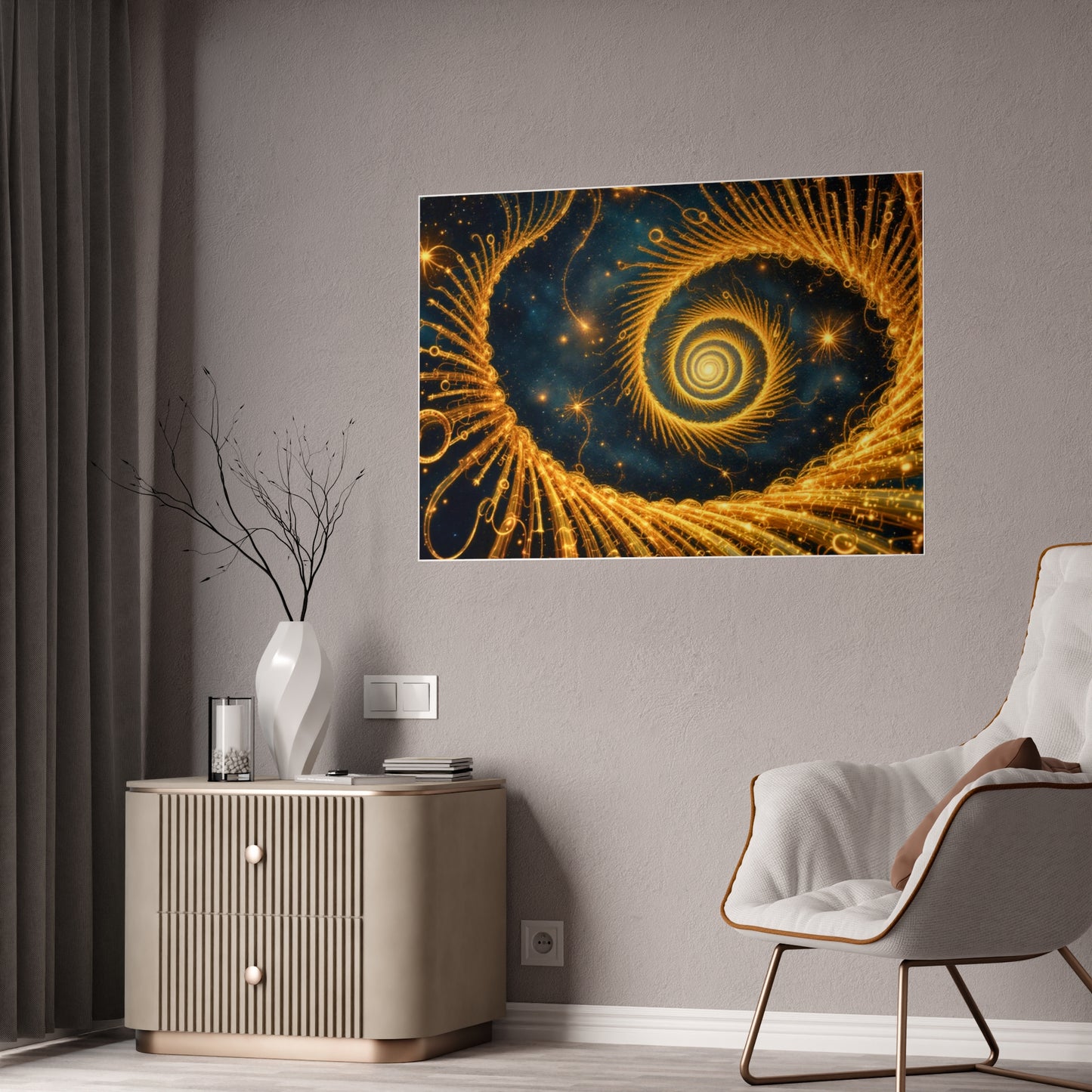 Jazz-Inspired Glossy Poster Art | Seven Steps