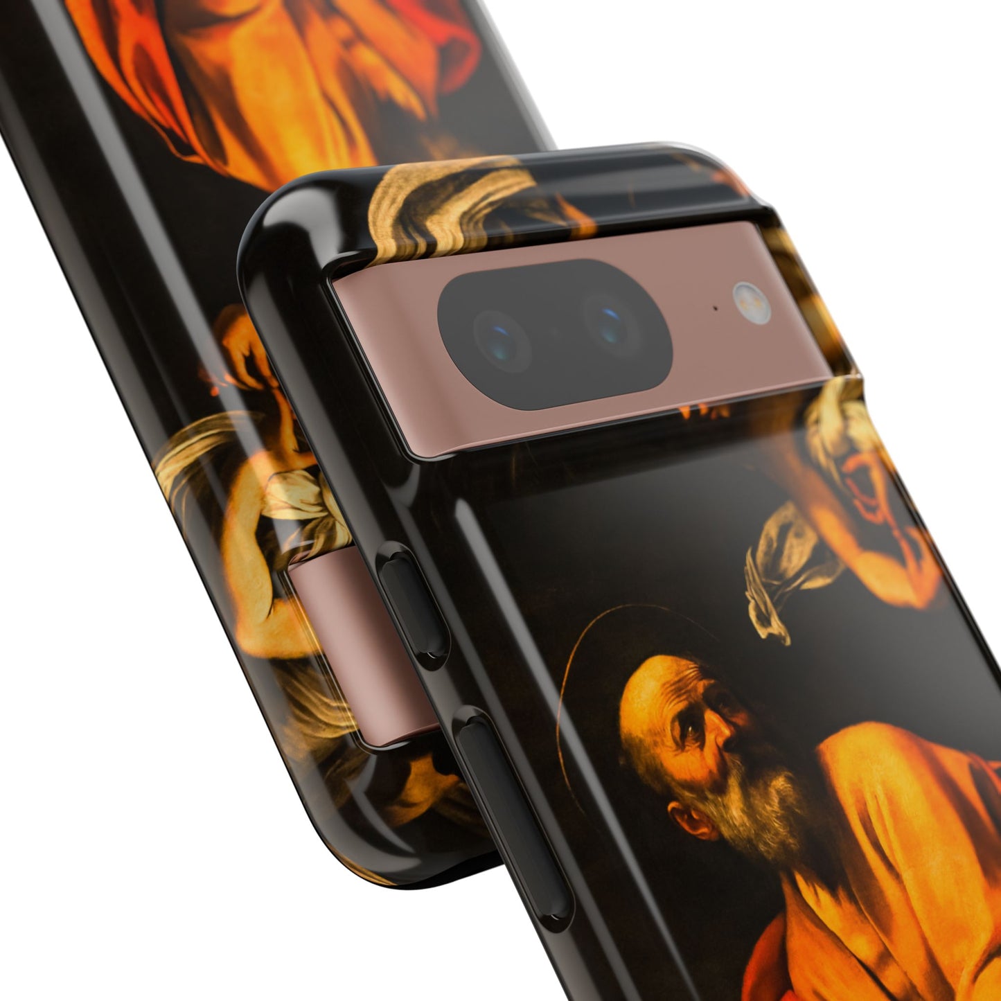 Tough Phone Case for iPhone, Samsung and Google Pixel - Caravaggio, Inspiration of St. Matthew (1602)