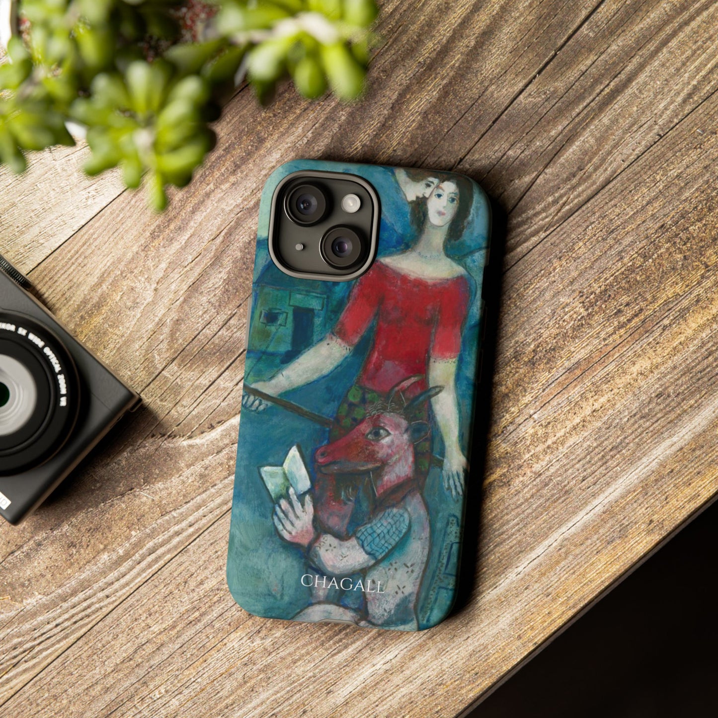 Tough Phone Case for iPhone, Samsung and Google Pixel - Chagall, The Angel and the Reader (1930)