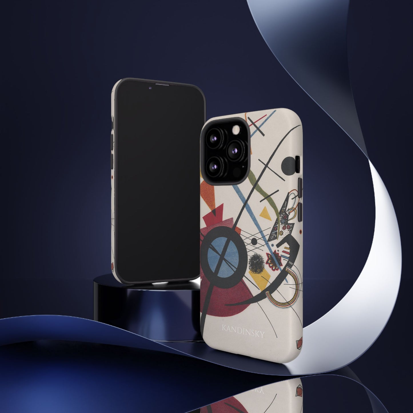 Tough Phone Case for iPhone, Samsung and Google Pixel - Kandinsky, Violett (1923)