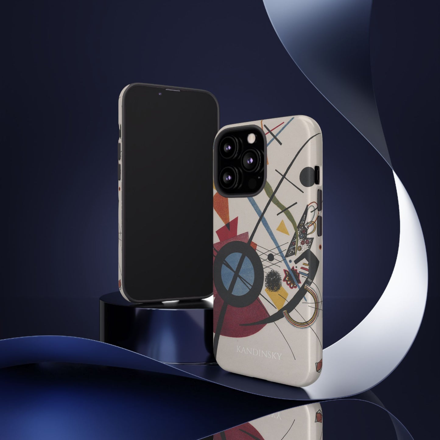 Tough Phone Case for iPhone, Samsung and Google Pixel - Kandinsky, Violett (1923)