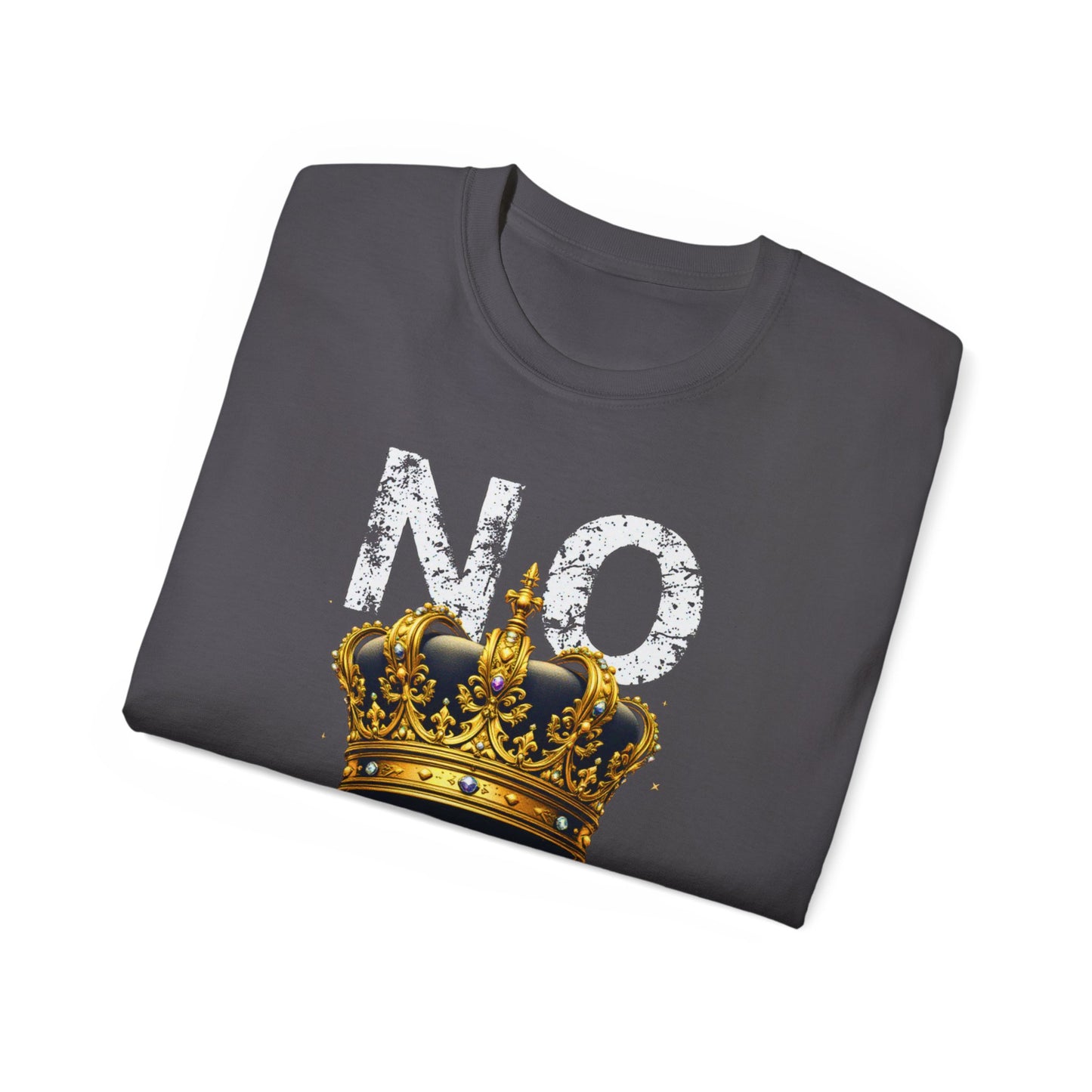 NO KINGS ZONE Graphic Tee | Streetwear T-Shirt with Royal Crown Design