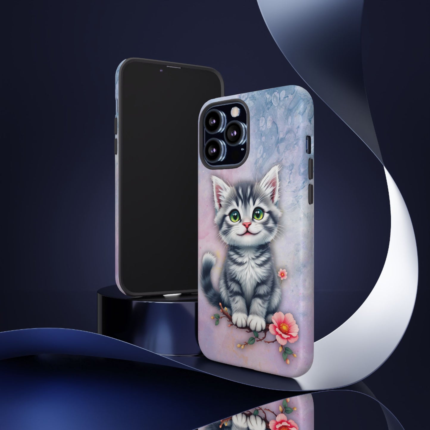 Tough Phone Case for iPhone, Samsung and Google Pixel - Dem Putty Tat Series (v1)