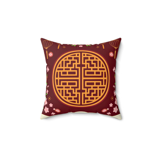 Chinese New Year Throw Pillow (v10)