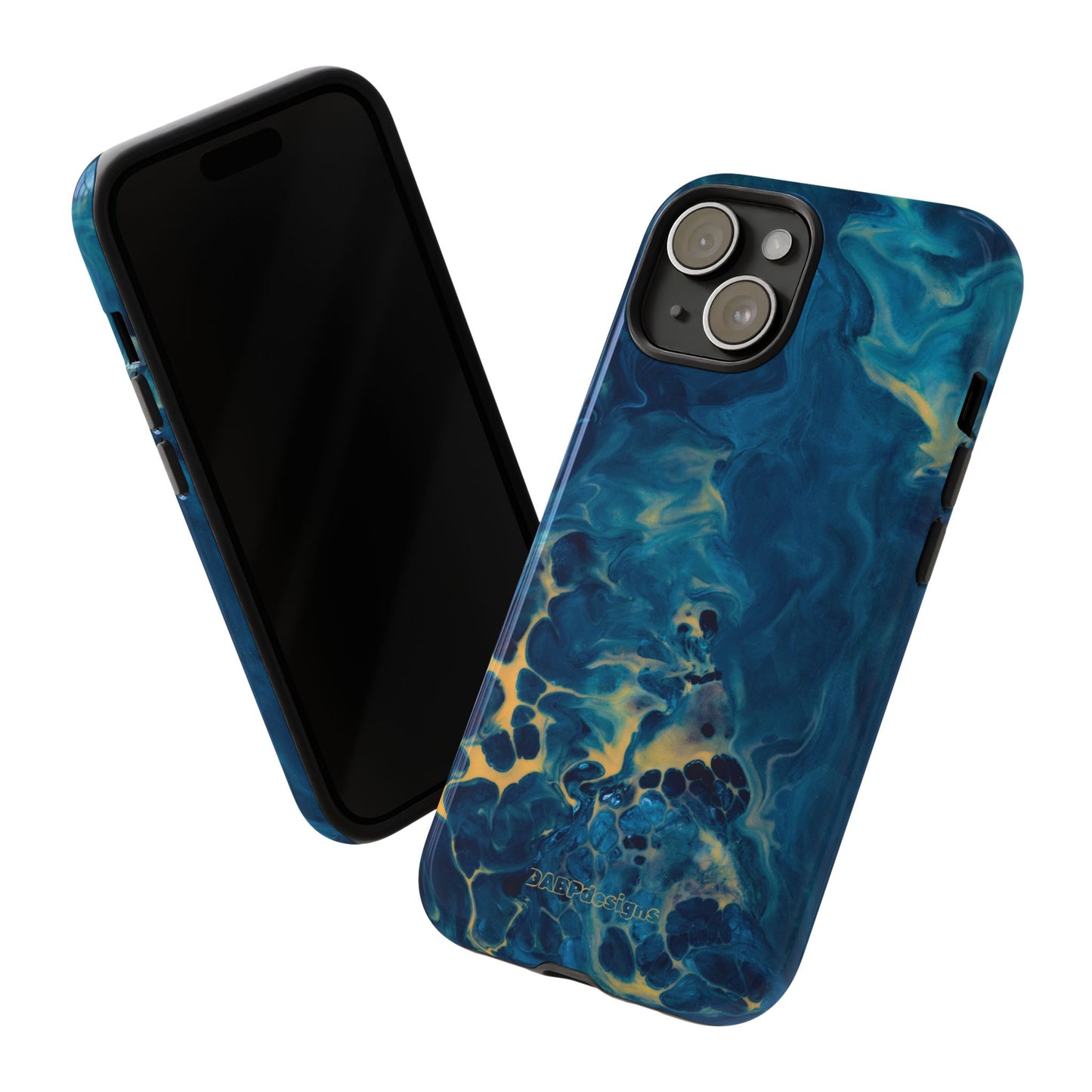 Tough Phone Case for iPhone, Samsung and Google Pixel - DABPdesigns Acrylic Abstract Design (v3)