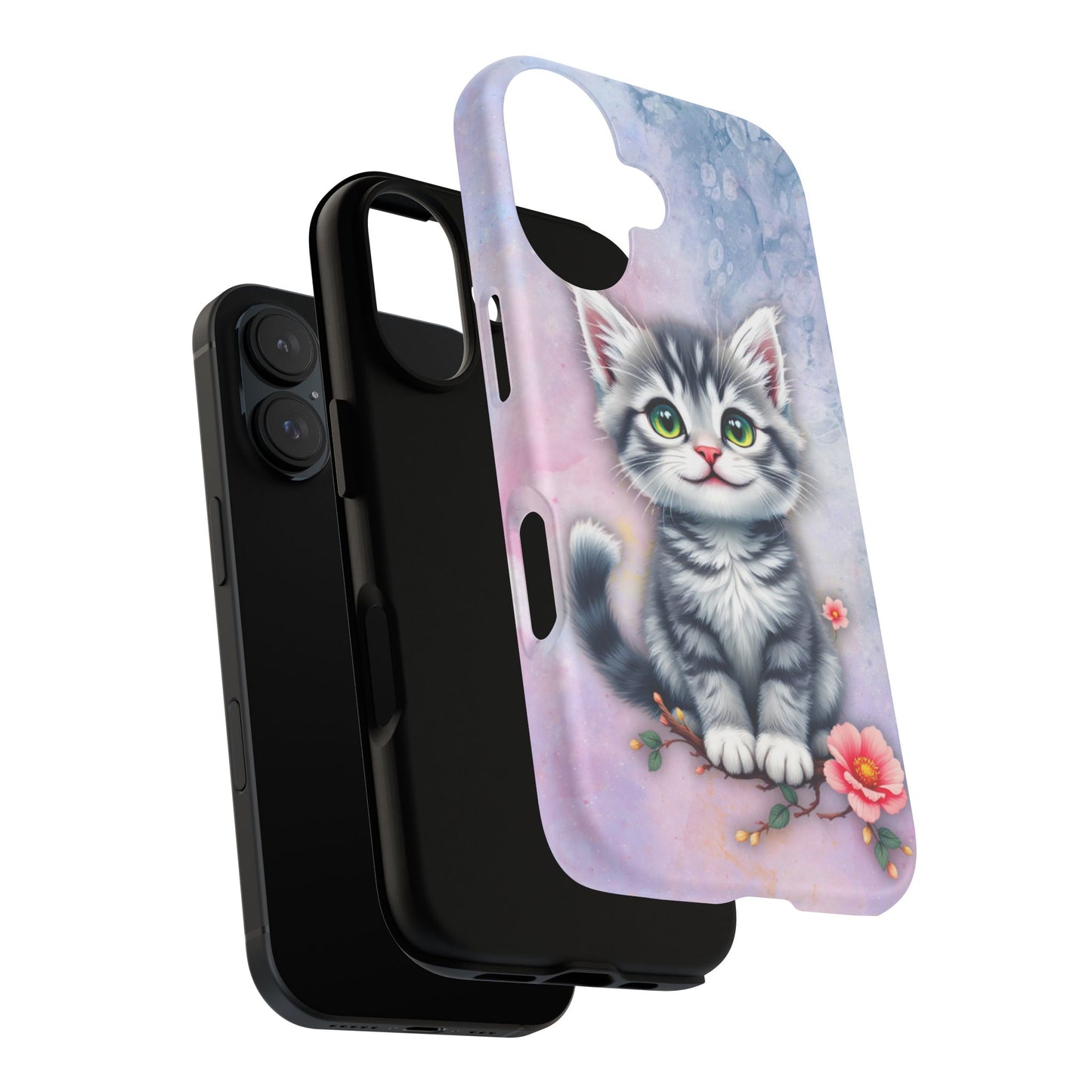 Tough Phone Case for iPhone, Samsung and Google Pixel - Dem Putty Tat Series (v1)