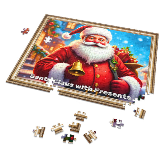Santa Claus and His Bag of Cheer Jigsaw Puzzle – Holiday Joy in Every Piece