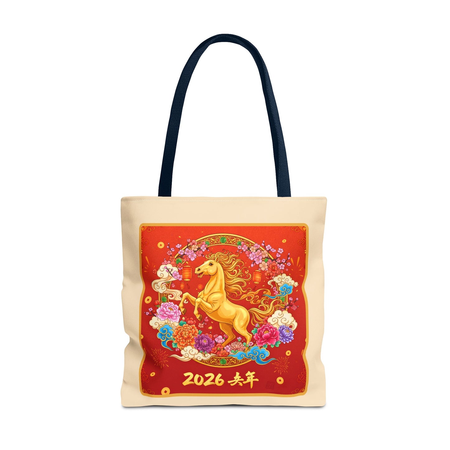 2026 Year of the Horse Lunar New Year Tote Bag (v1)