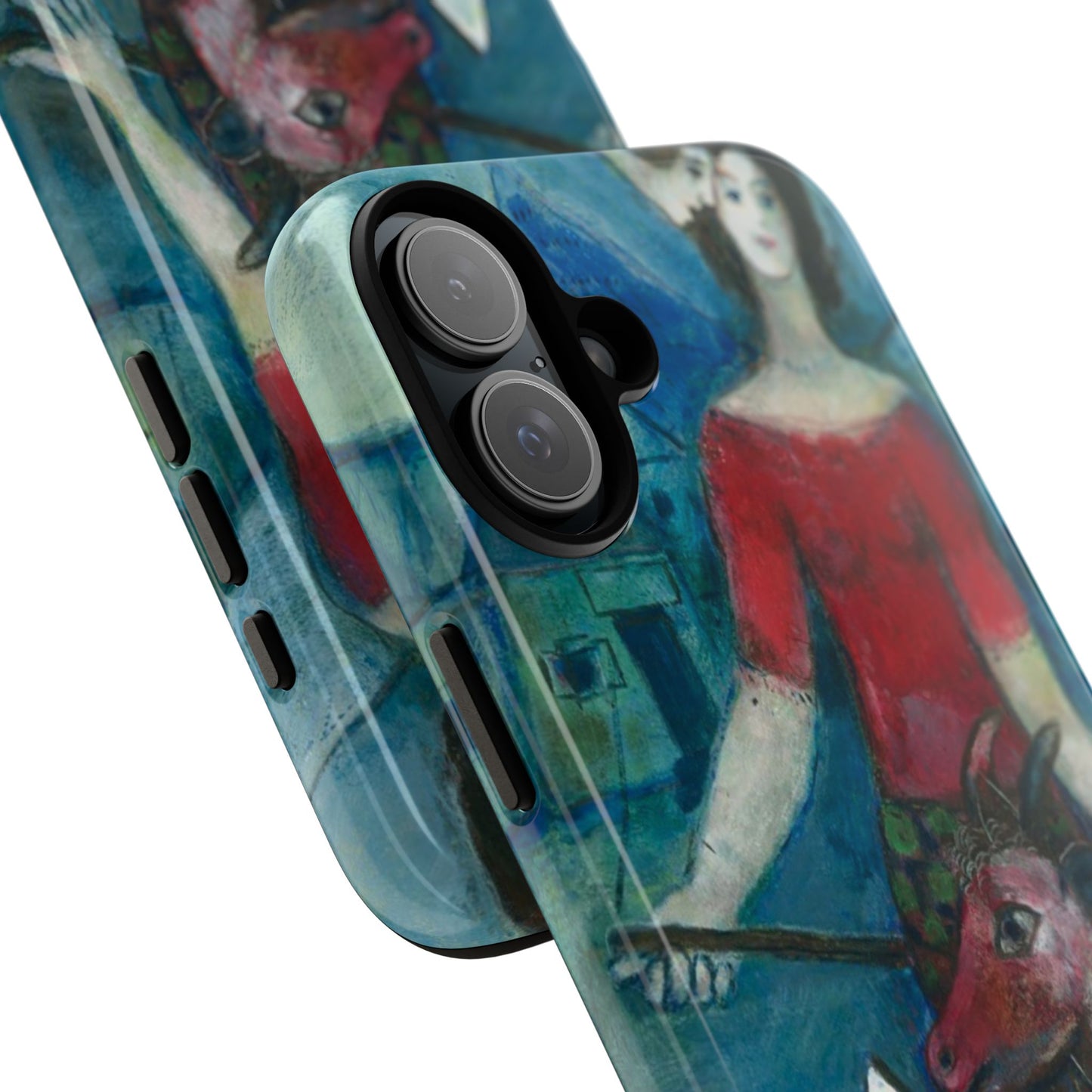 Tough Phone Case for iPhone, Samsung and Google Pixel - Chagall, The Angel and the Reader (1930)