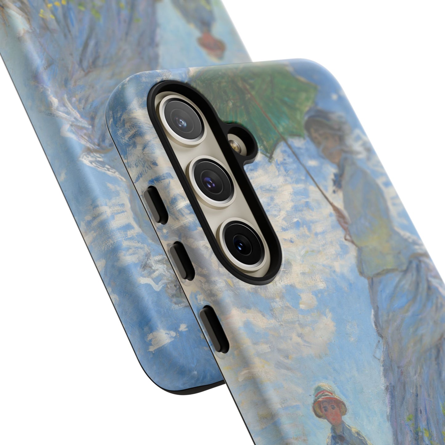 Tough Phone Case for iPhone, Samsung and Google Pixel - Monet, Woman with a Parasol - Madame Monet and Her Son (1875)