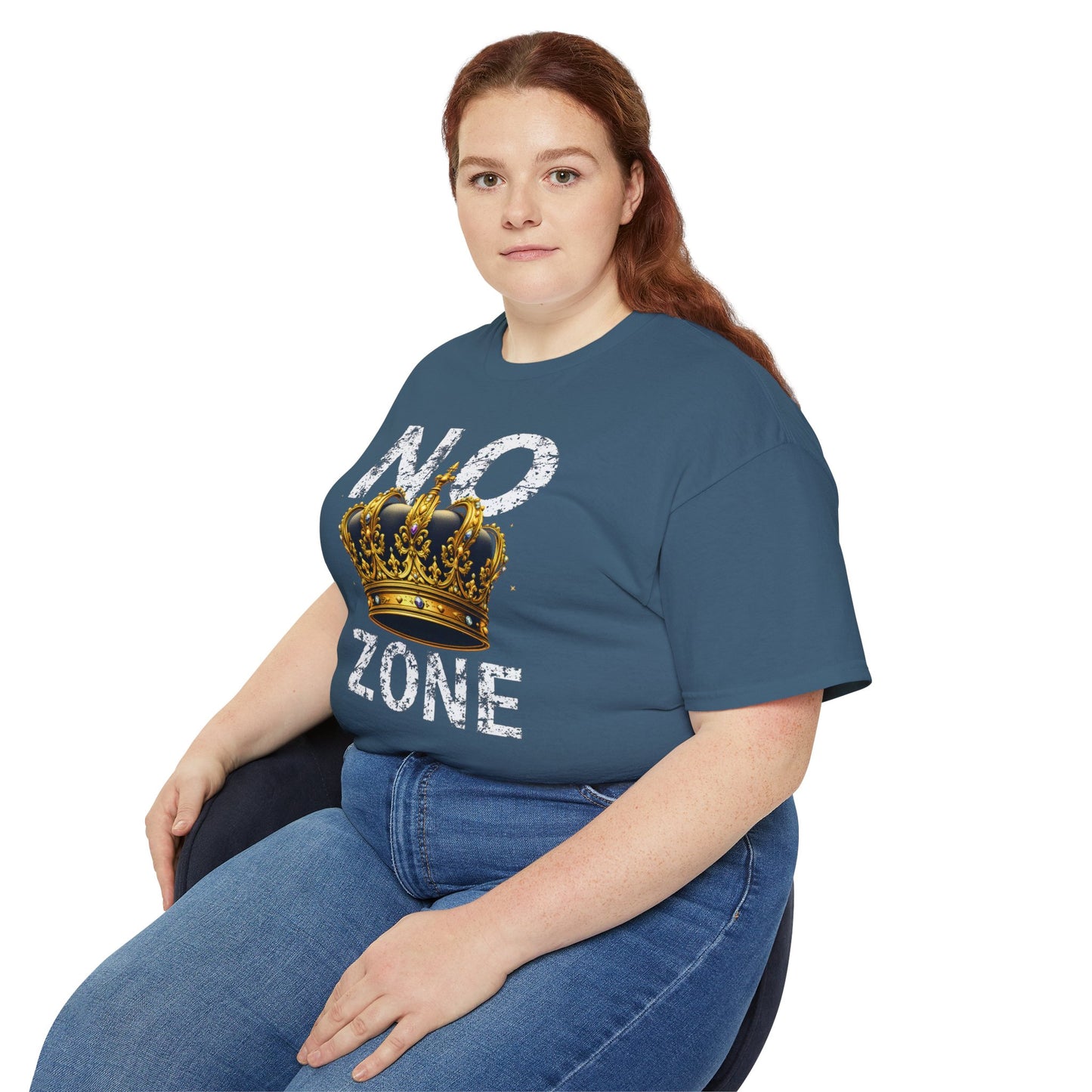 NO KINGS ZONE Graphic Tee | Streetwear T-Shirt with Royal Crown Design
