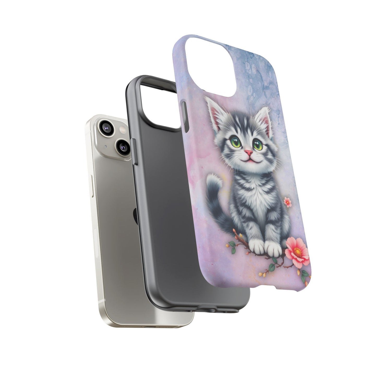 Tough Phone Case for iPhone, Samsung and Google Pixel - Dem Putty Tat Series (v1)