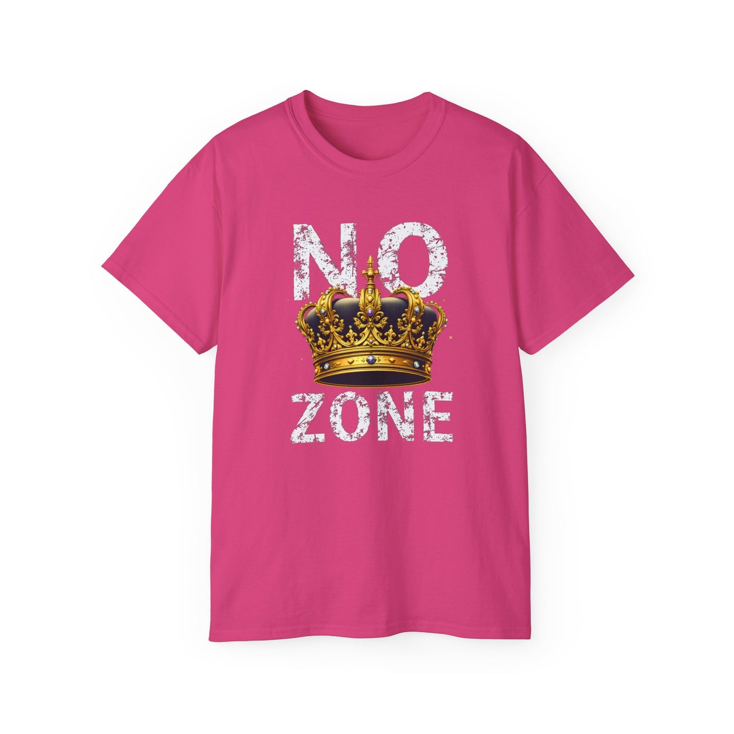 NO KINGS ZONE Graphic Tee | Streetwear T-Shirt with Royal Crown Design