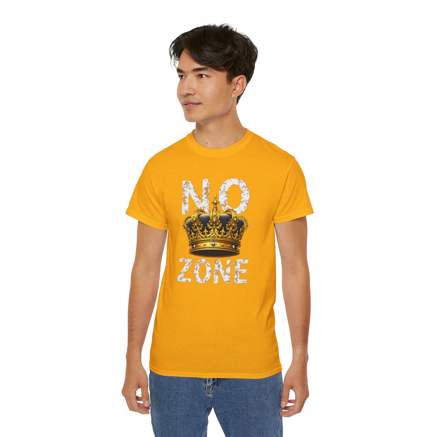 NO KINGS ZONE Graphic Tee | Streetwear T-Shirt with Royal Crown Design