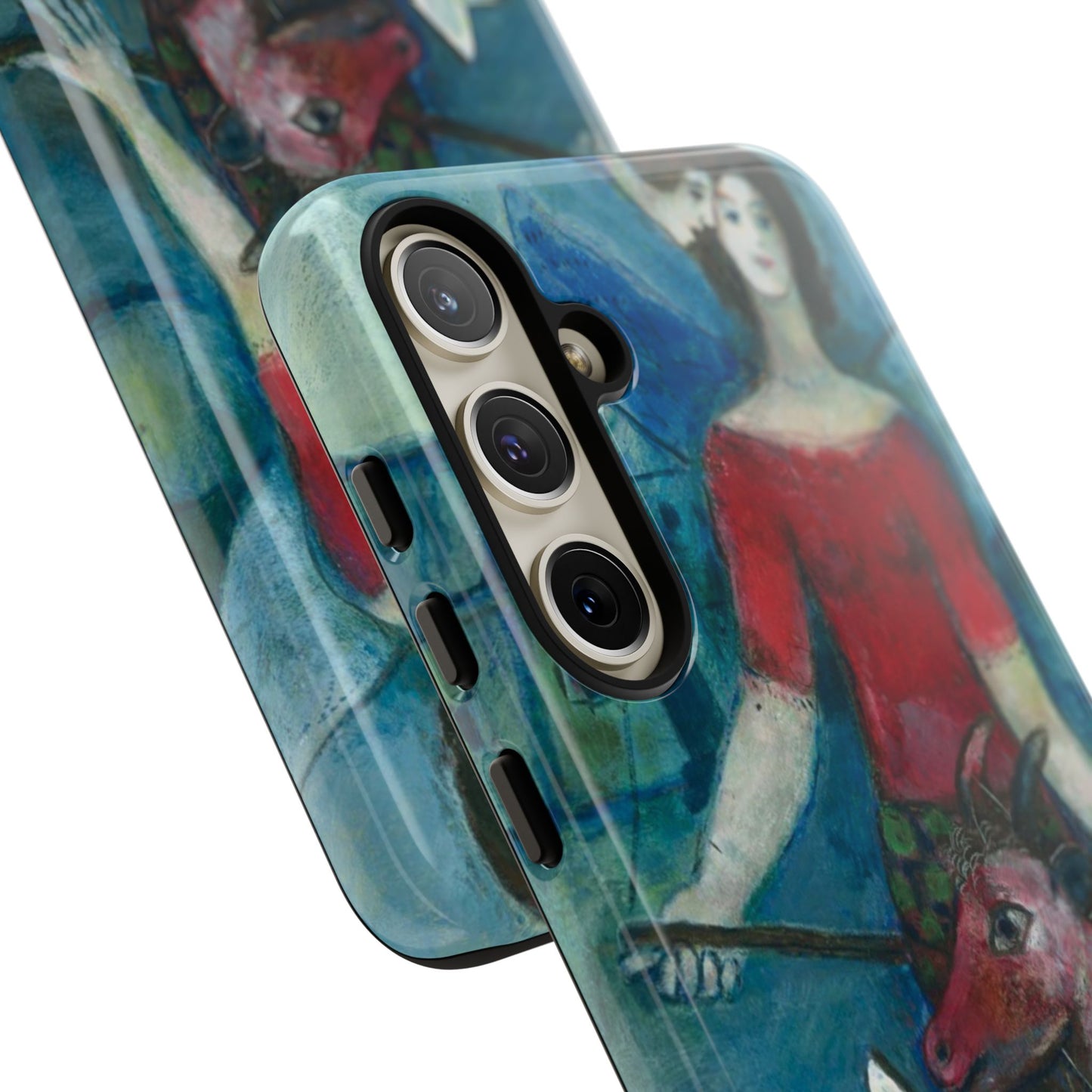 Tough Phone Case for iPhone, Samsung and Google Pixel - Chagall, The Angel and the Reader (1930)