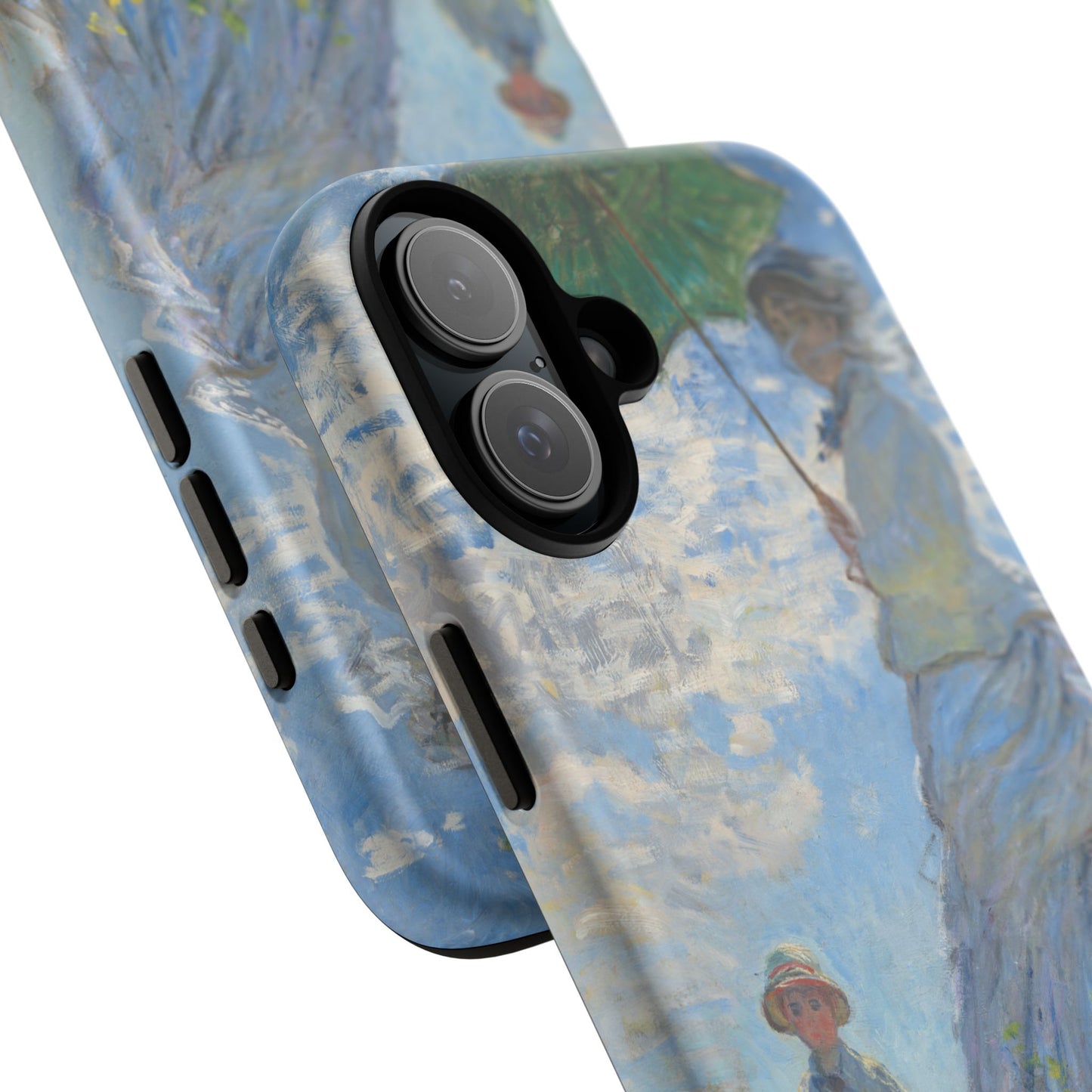 Tough Phone Case for iPhone, Samsung and Google Pixel - Monet, Woman with a Parasol - Madame Monet and Her Son (1875)