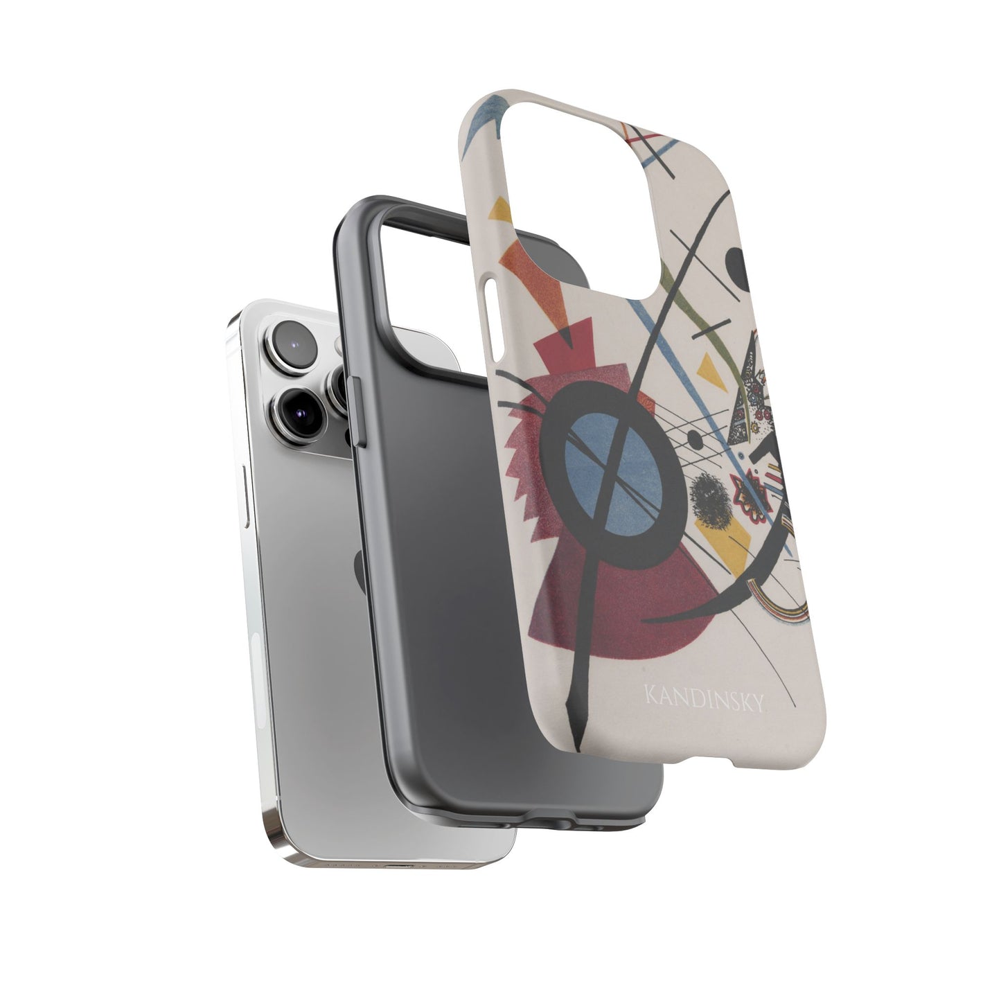 Tough Phone Case for iPhone, Samsung and Google Pixel - Kandinsky, Violett (1923)