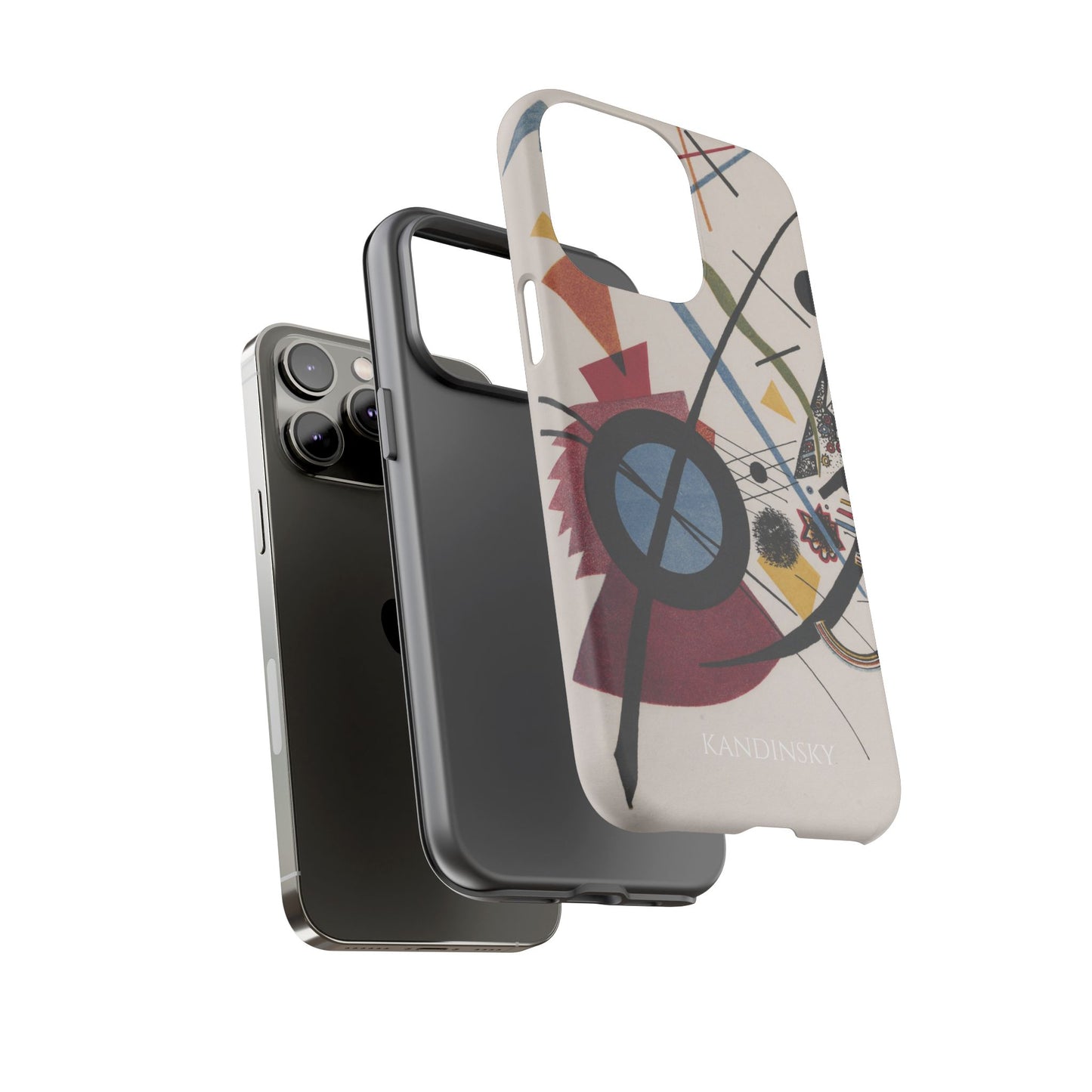 Tough Phone Case for iPhone, Samsung and Google Pixel - Kandinsky, Violett (1923)