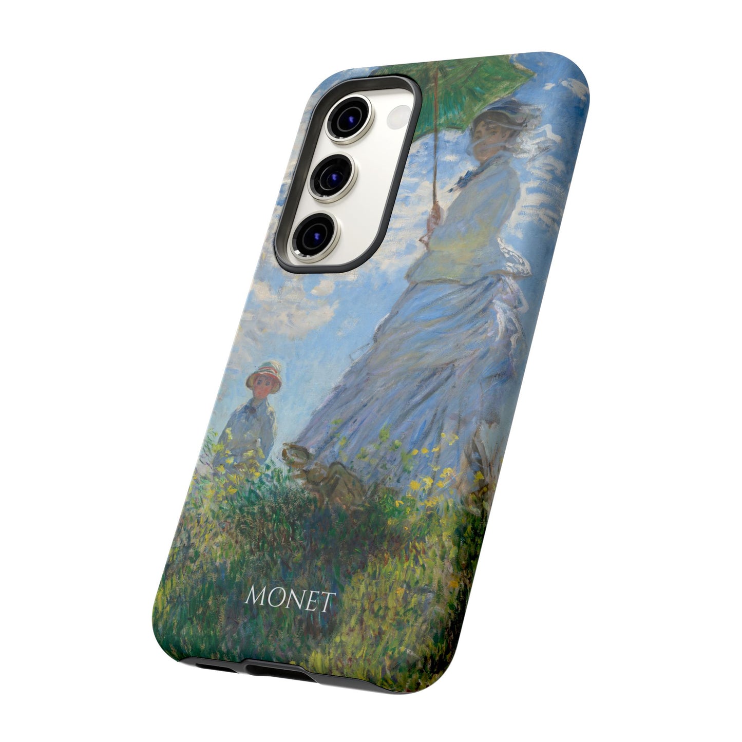 Tough Phone Case for iPhone, Samsung and Google Pixel - Monet, Woman with a Parasol - Madame Monet and Her Son (1875)