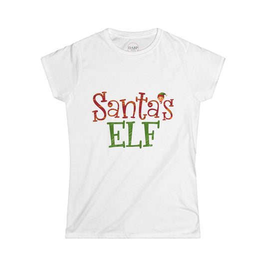 Santa's Elf Festive Holiday Women's T-Shirt