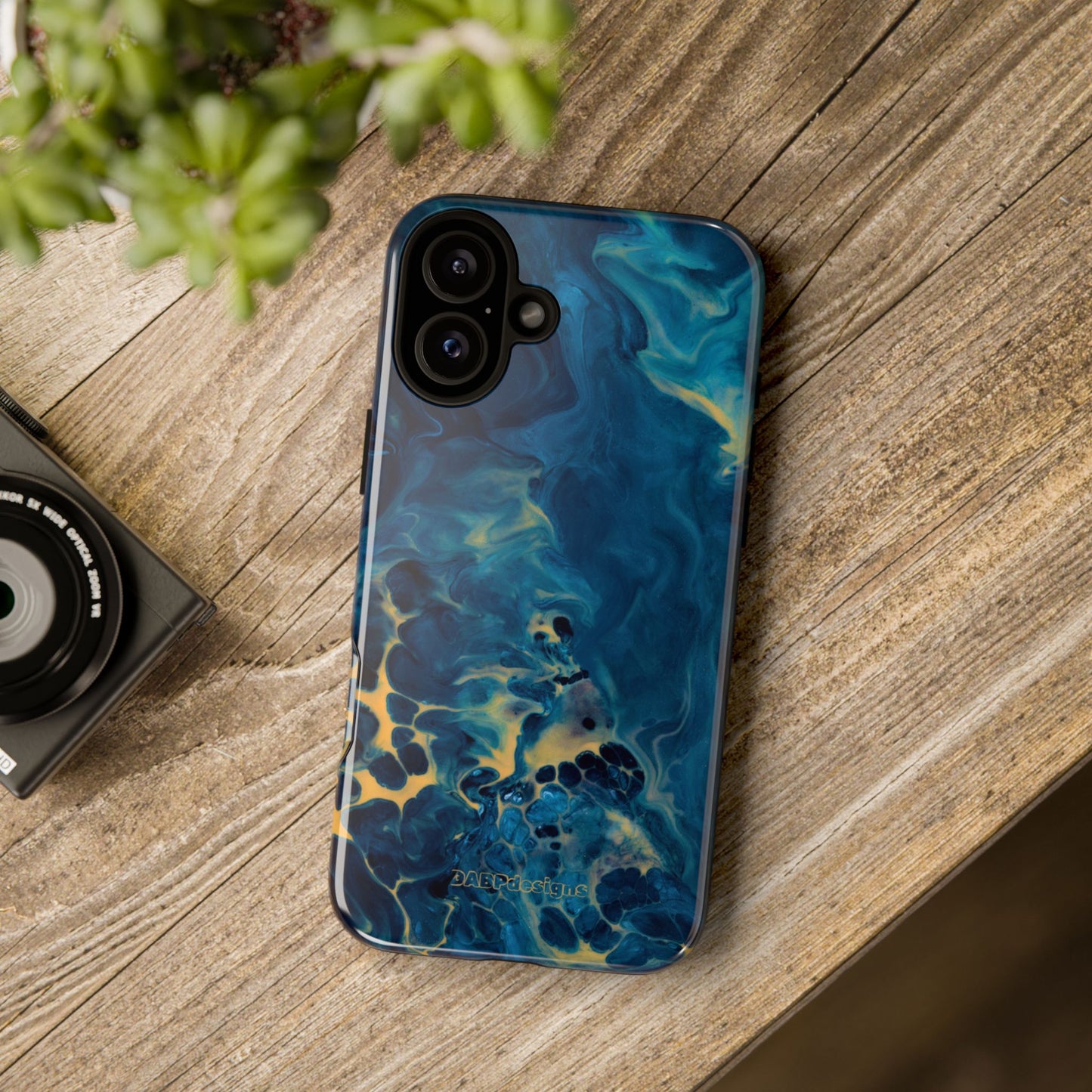 Tough Phone Case for iPhone, Samsung and Google Pixel - DABPdesigns Acrylic Abstract Design (v3)