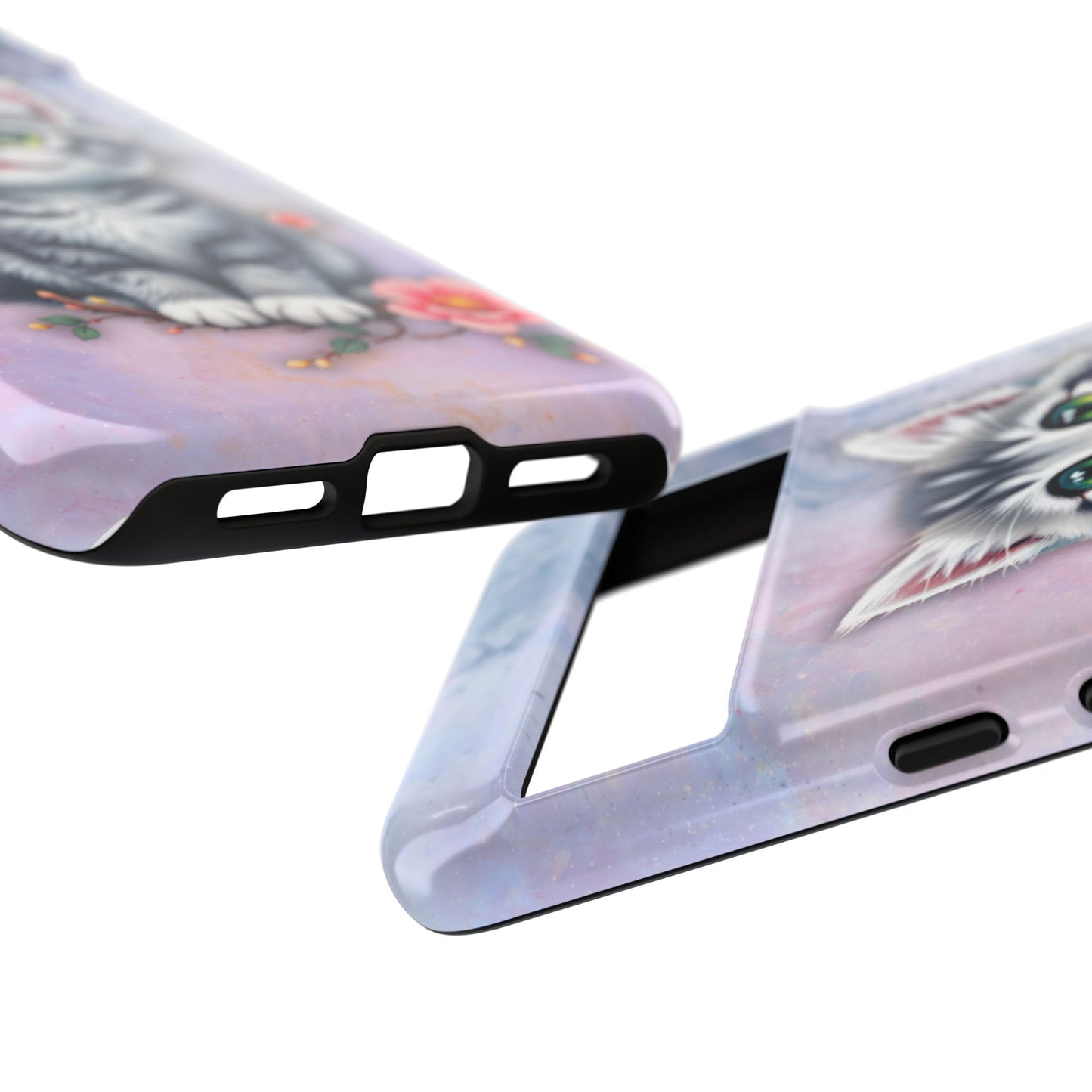 Tough Phone Case for iPhone, Samsung and Google Pixel - Dem Putty Tat Series (v1)