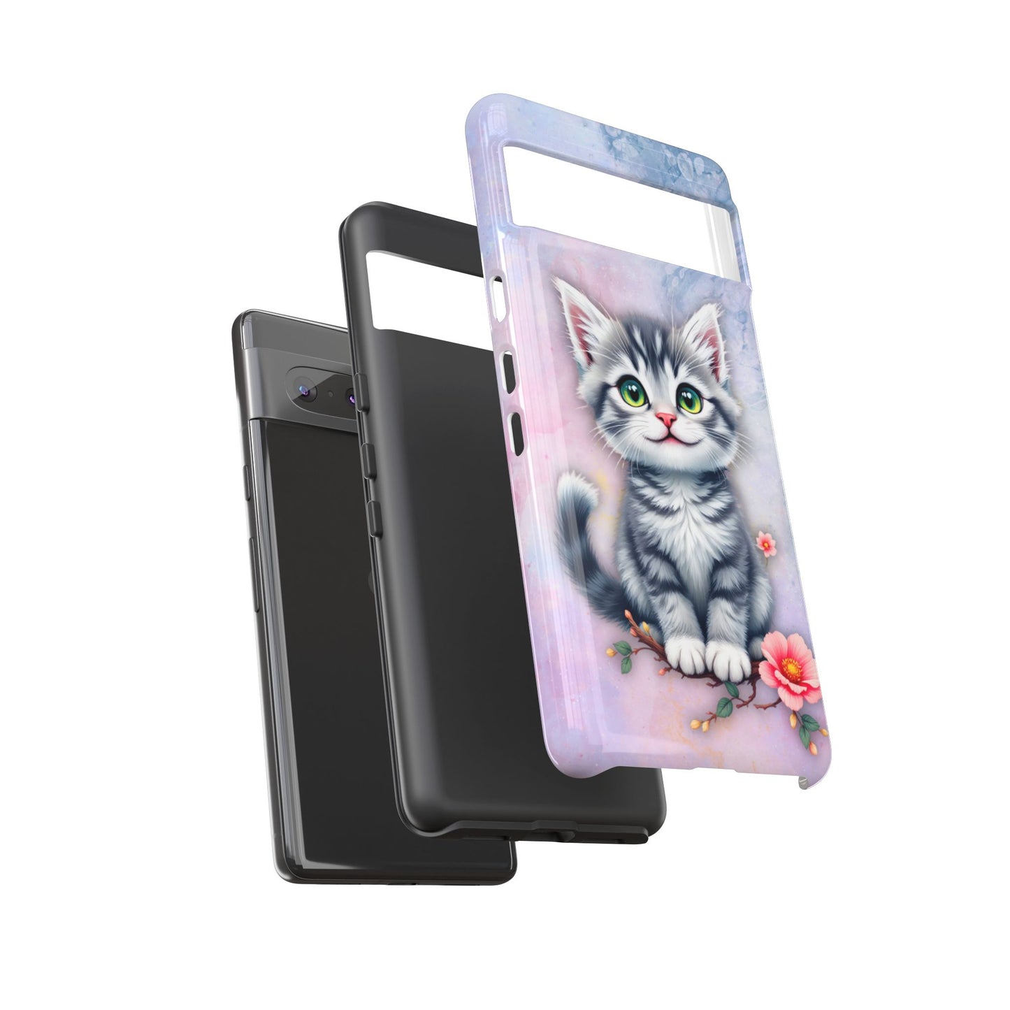 Tough Phone Case for iPhone, Samsung and Google Pixel - Dem Putty Tat Series (v1)