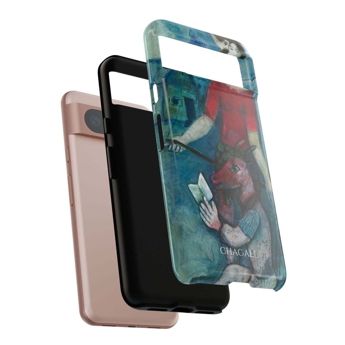 Tough Phone Case for iPhone, Samsung and Google Pixel - Chagall, The Angel and the Reader (1930)