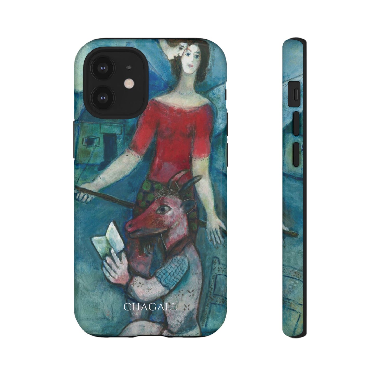 Tough Phone Case for iPhone, Samsung and Google Pixel - Chagall, The Angel and the Reader (1930)