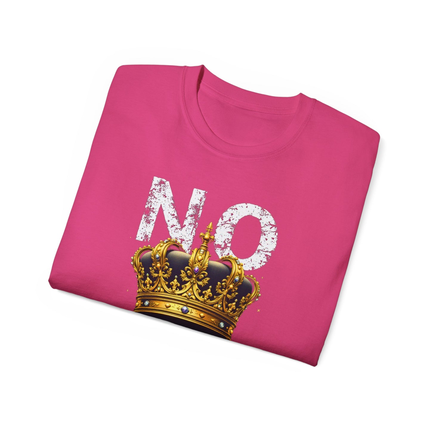 NO KINGS ZONE Graphic Tee | Streetwear T-Shirt with Royal Crown Design