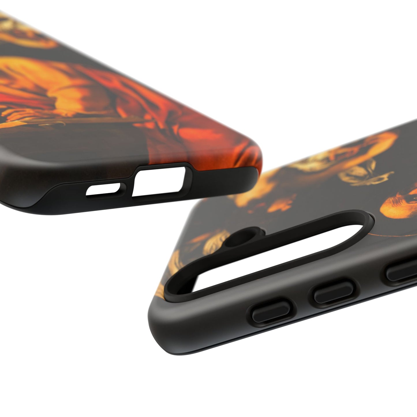 Tough Phone Case for iPhone, Samsung and Google Pixel - Caravaggio, Inspiration of St. Matthew (1602)