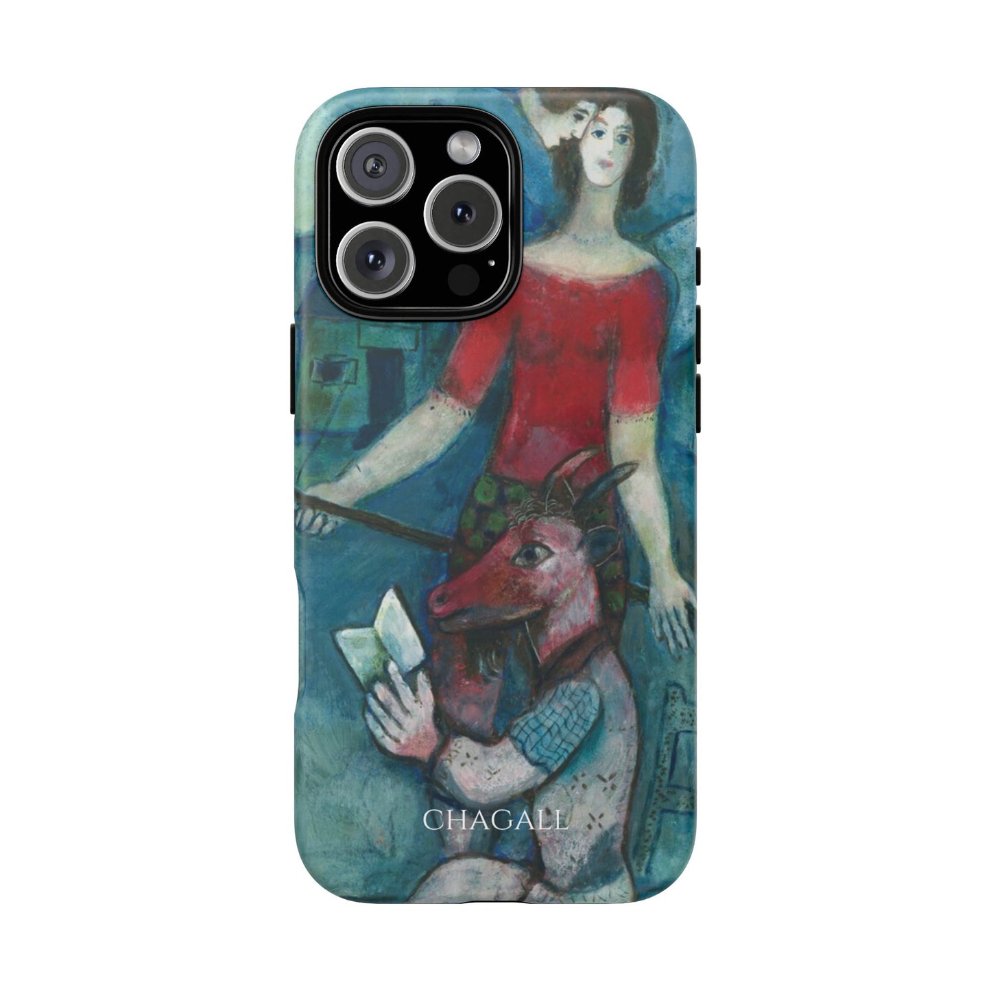 Tough Phone Case for iPhone, Samsung and Google Pixel - Chagall, The Angel and the Reader (1930)