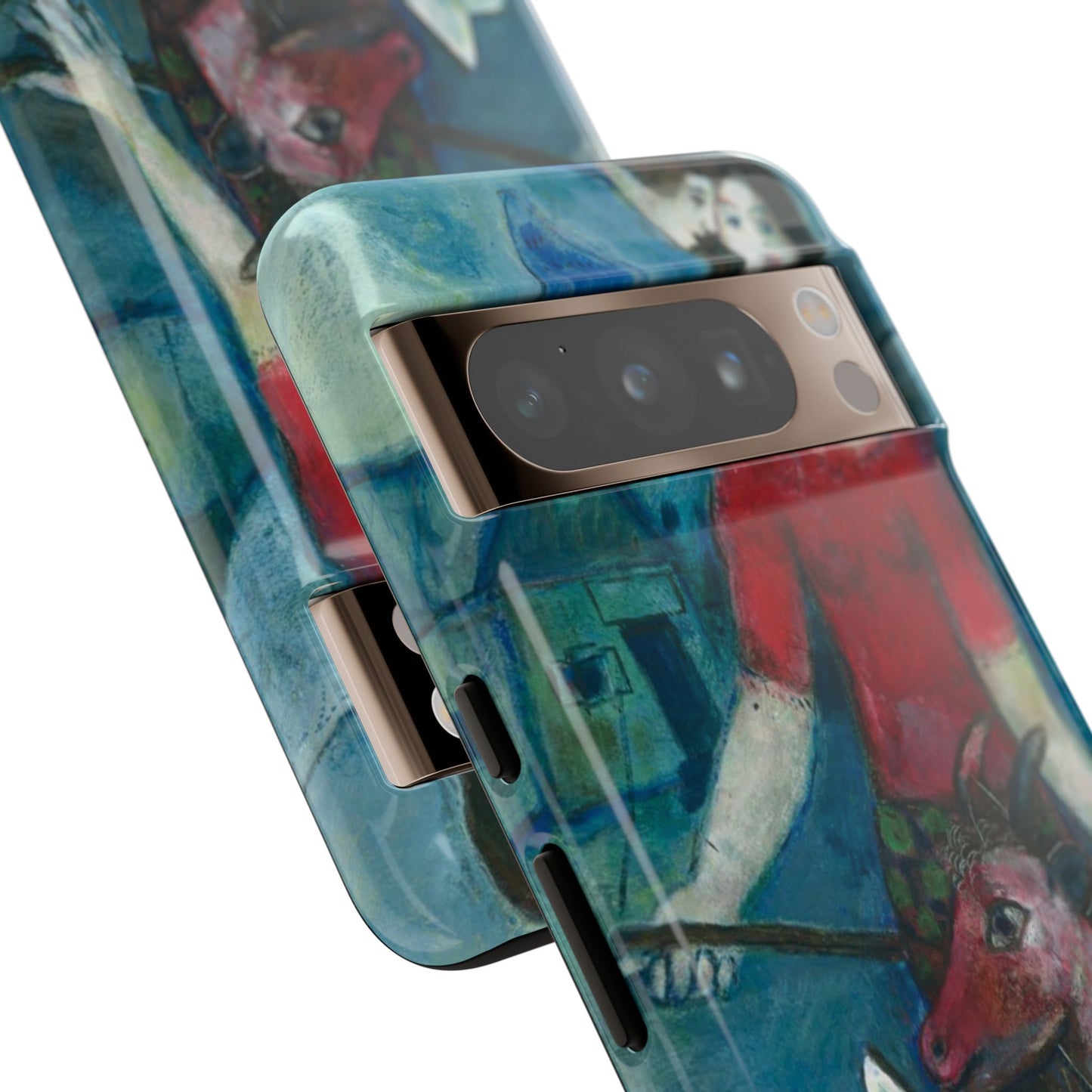 Tough Phone Case for iPhone, Samsung and Google Pixel - Chagall, The Angel and the Reader (1930)