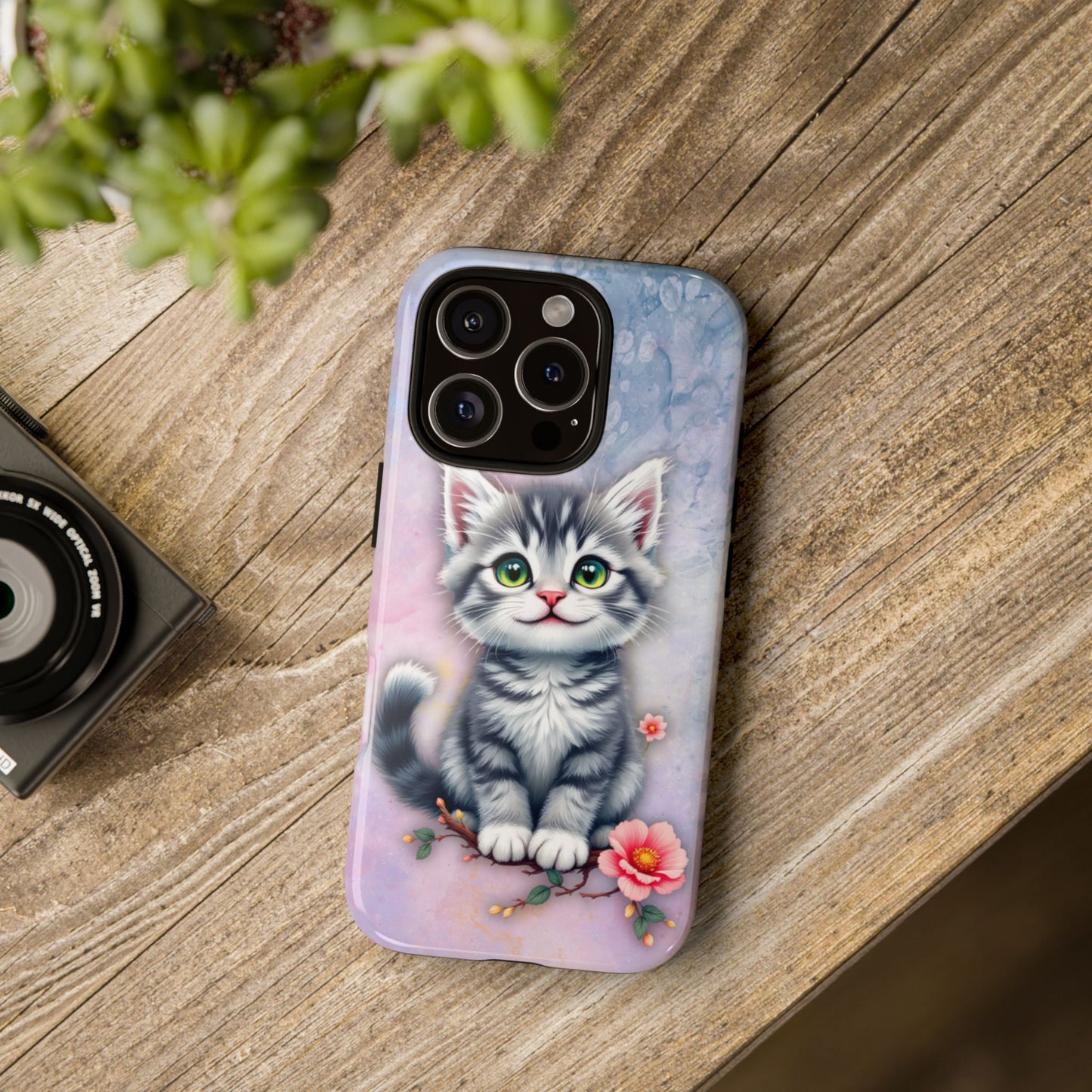 Tough Phone Case for iPhone, Samsung and Google Pixel - Dem Putty Tat Series (v1)