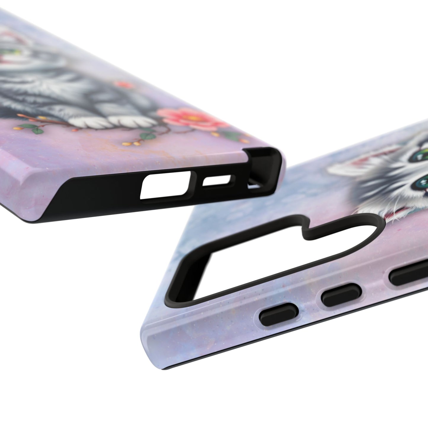 Tough Phone Case for iPhone, Samsung and Google Pixel - Dem Putty Tat Series (v1)