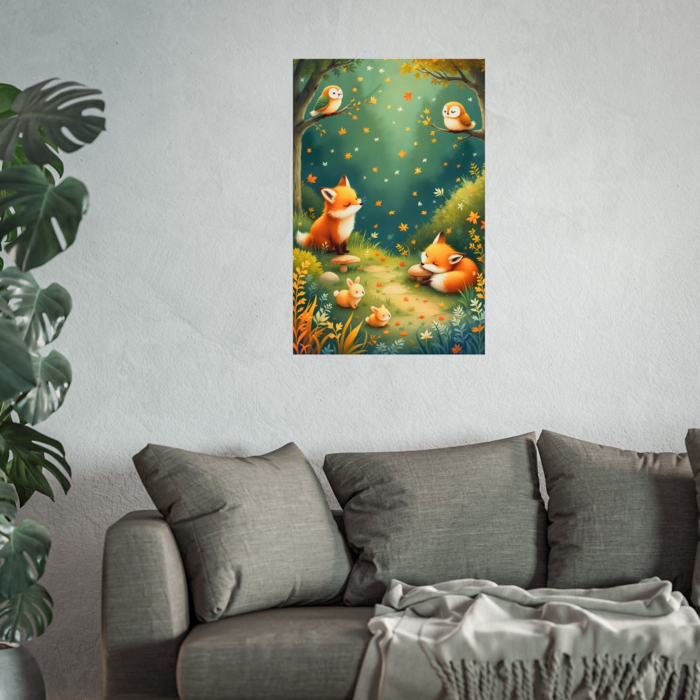 Autumn Forest Friends - Cozy Woodland Animals