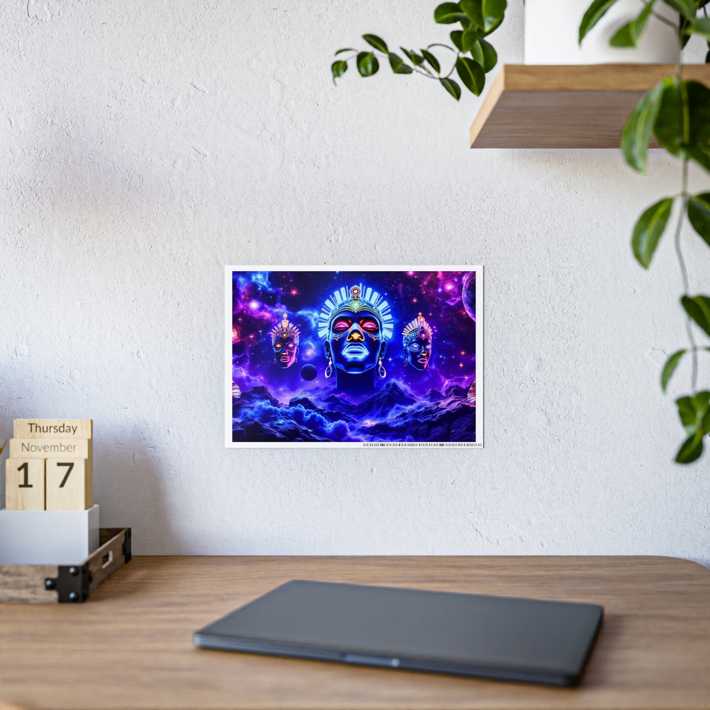 Jazz-Inspired Glossy Poster Art | Voodoo Vibes