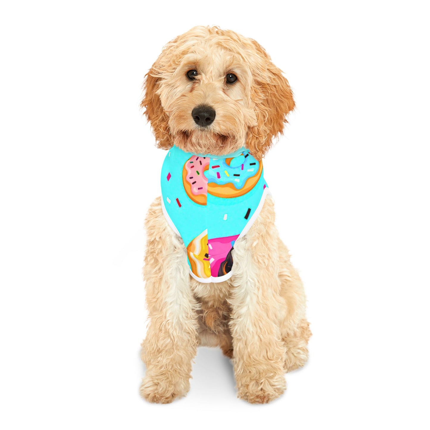 Dachshund Donut Delight AOP Pet Hoodie – Fun & Playful Dog Outfit