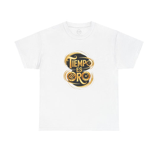 Gildan · 5000 Unisex Tee - Tiempo Es Oro – Stylish Motivational Design