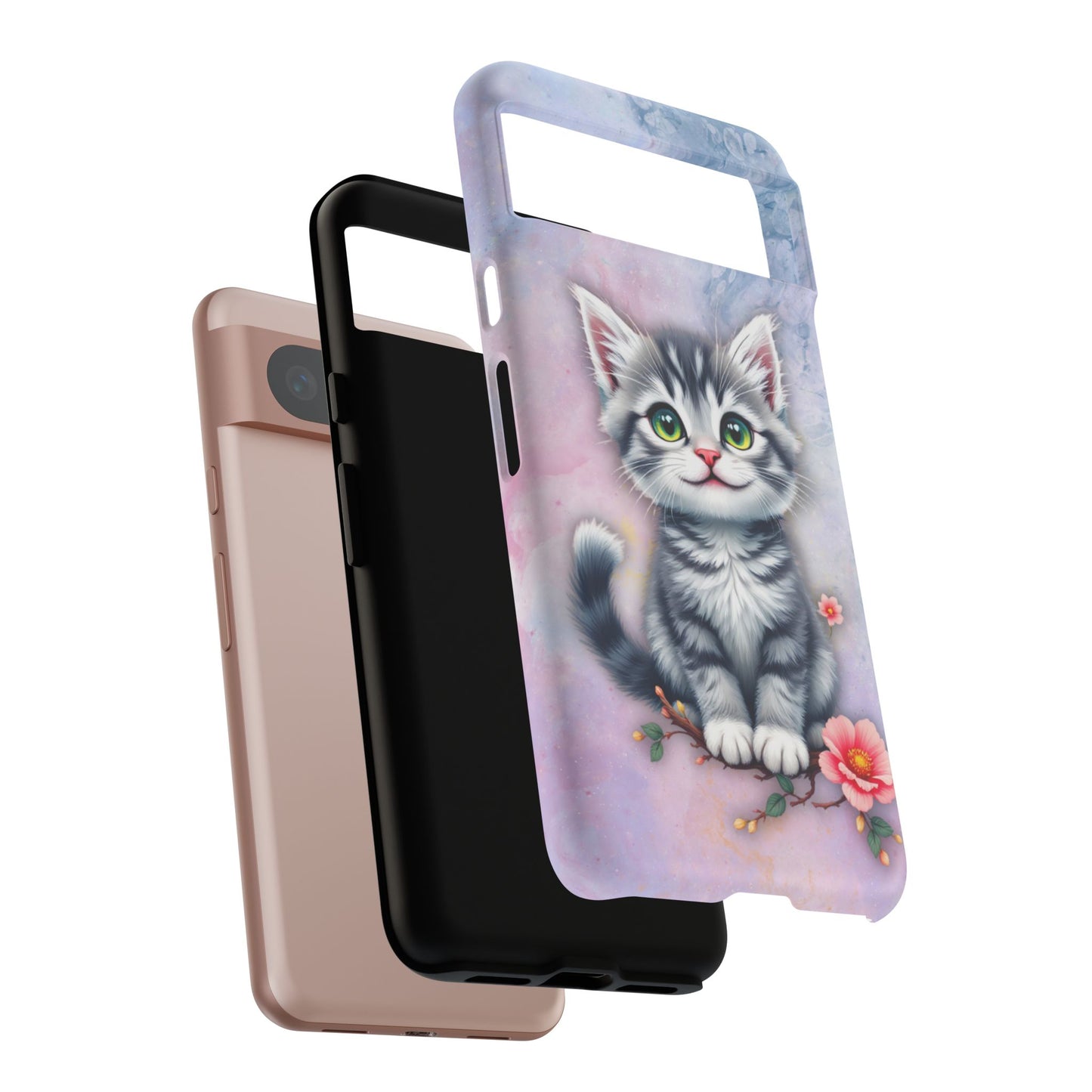Tough Phone Case for iPhone, Samsung and Google Pixel - Dem Putty Tat Series (v1)
