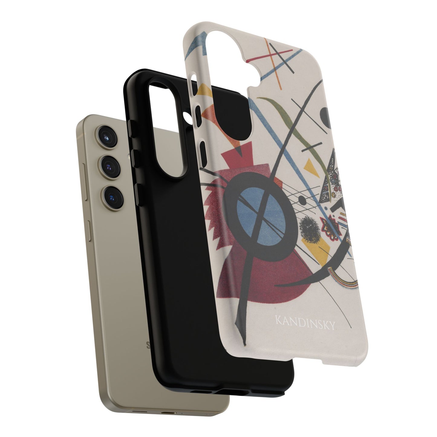 Tough Phone Case for iPhone, Samsung and Google Pixel - Kandinsky, Violett (1923)