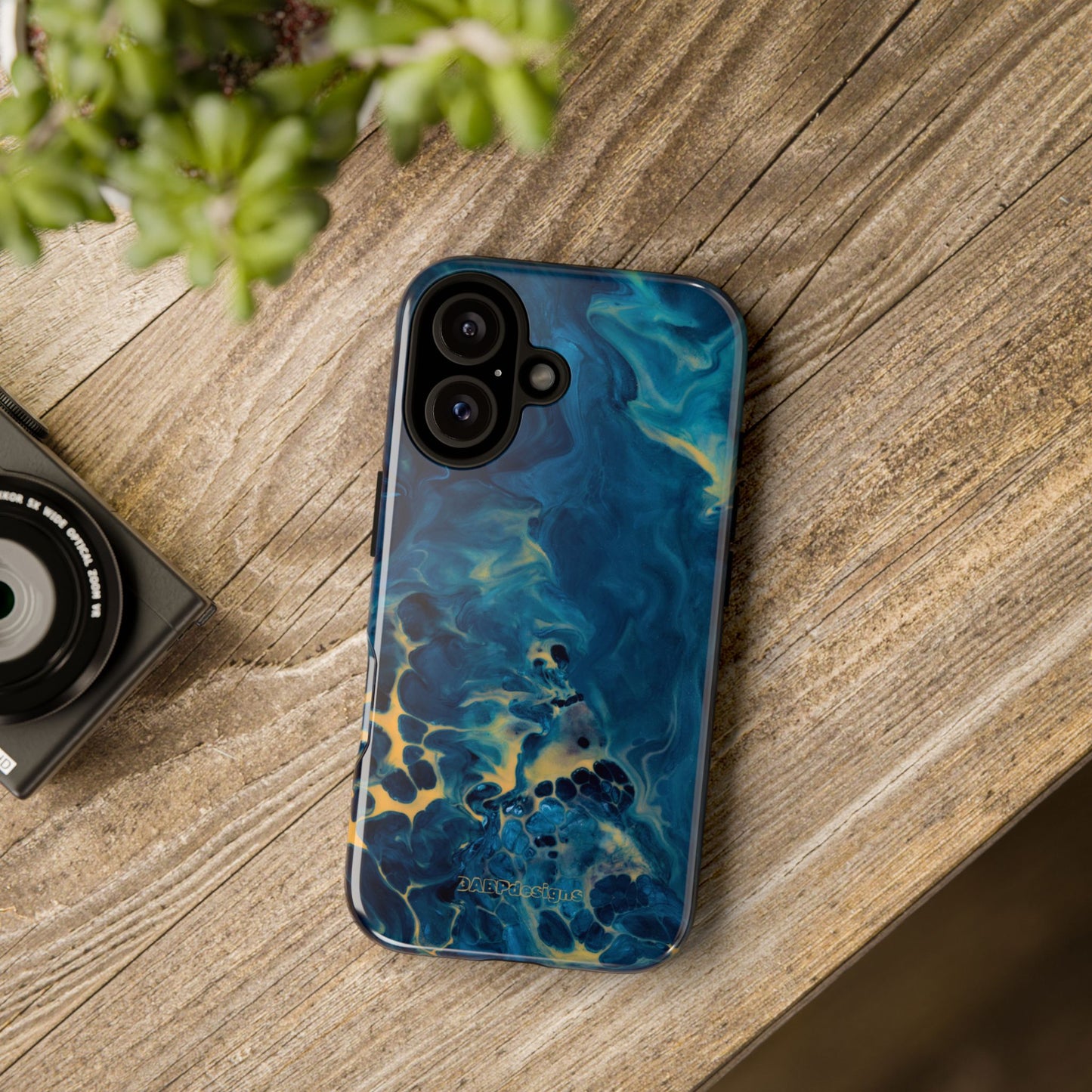 Tough Phone Case for iPhone, Samsung and Google Pixel - DABPdesigns Acrylic Abstract Design (v3)