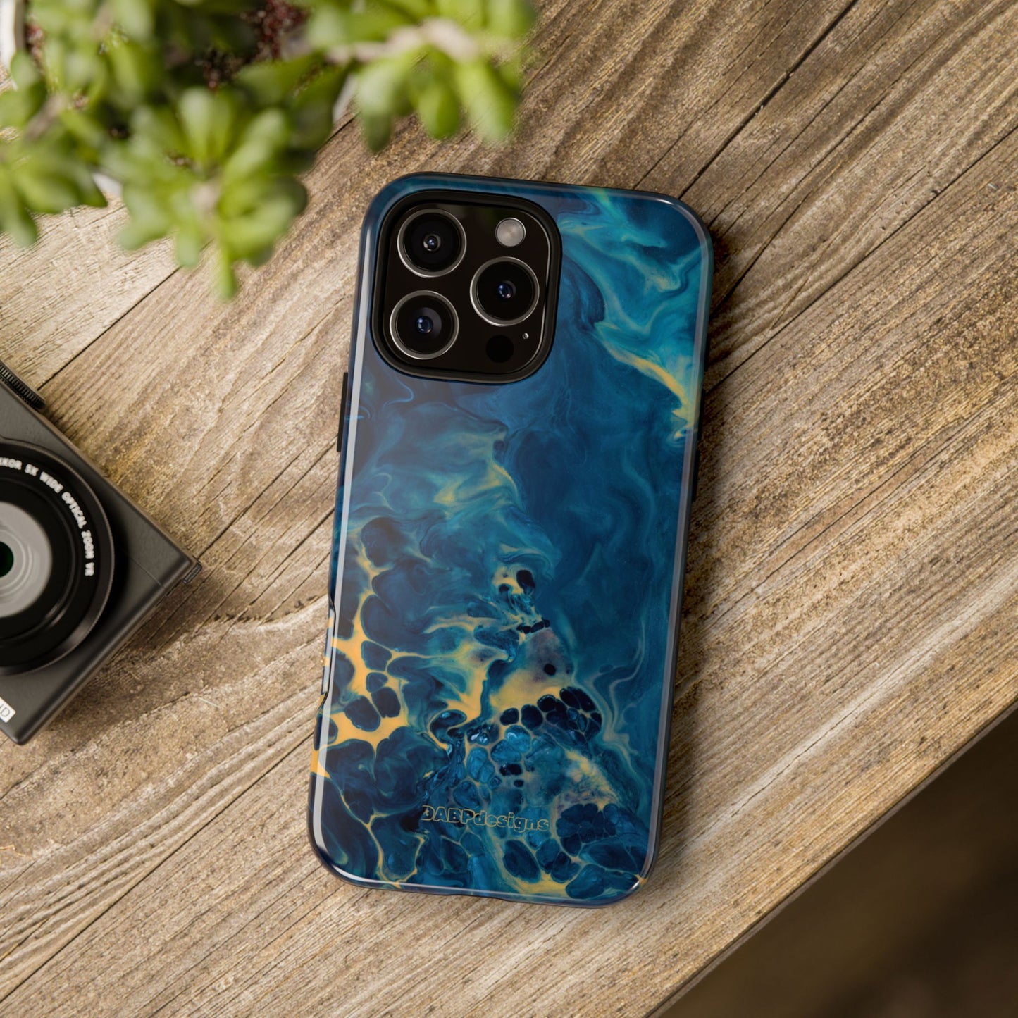 Tough Phone Case for iPhone, Samsung and Google Pixel - DABPdesigns Acrylic Abstract Design (v3)