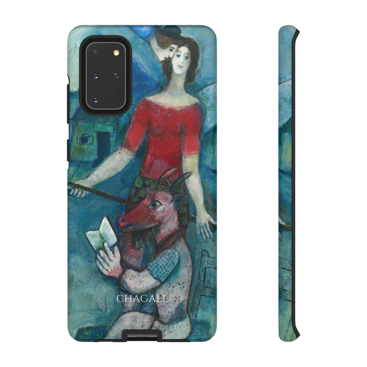 Tough Phone Case for iPhone, Samsung and Google Pixel - Chagall, The Angel and the Reader (1930)
