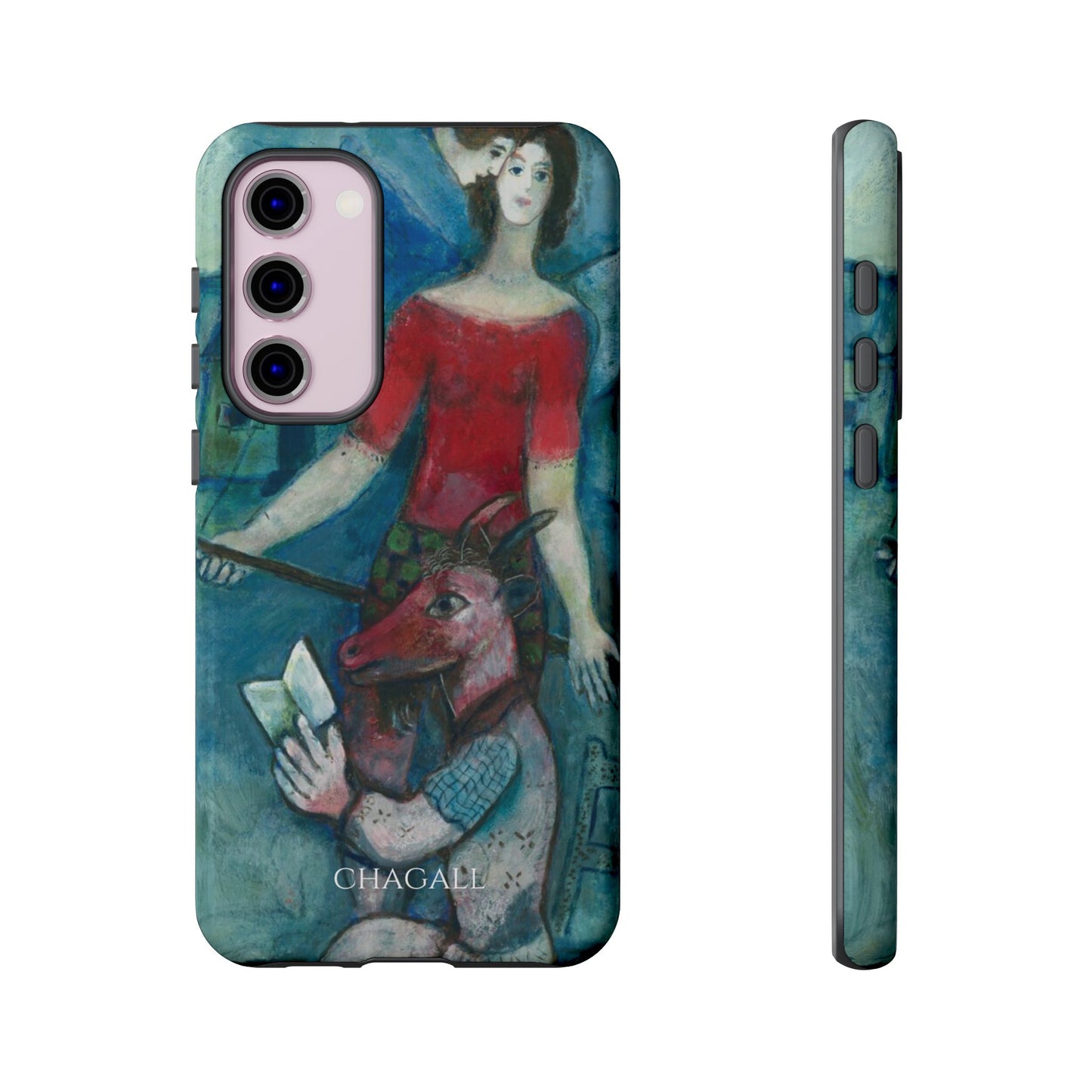 Tough Phone Case for iPhone, Samsung and Google Pixel - Chagall, The Angel and the Reader (1930)