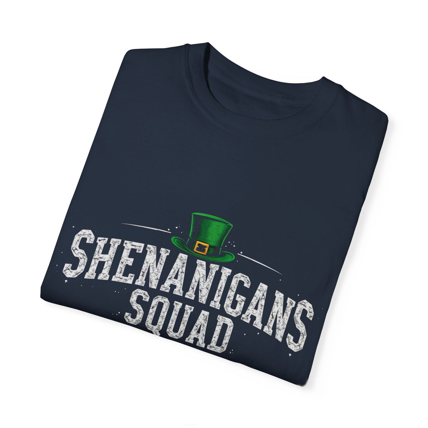 Comfort Colors 1717 Unisex Garment-Dyed T-shirt - Shenanigans Squad St. Patrick’s Day Design