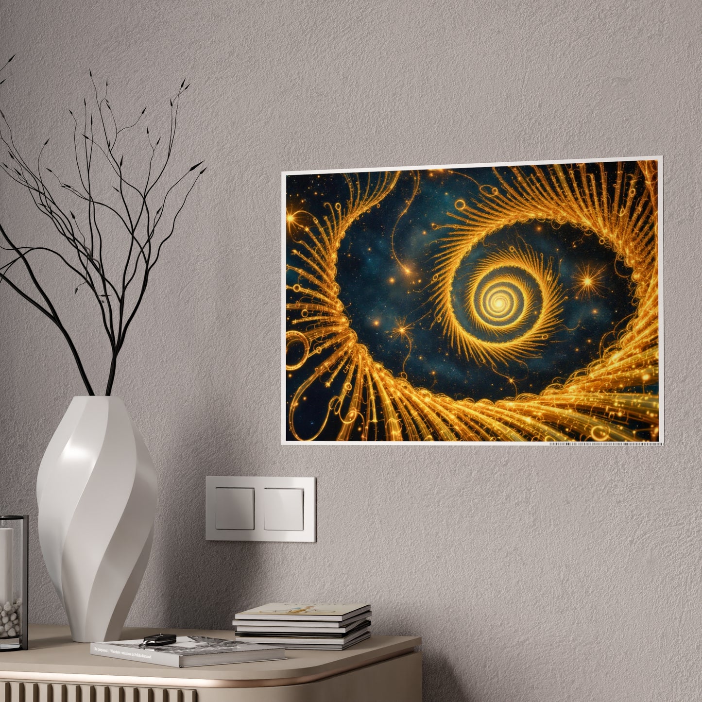 Jazz-Inspired Glossy Poster Art | Seven Steps
