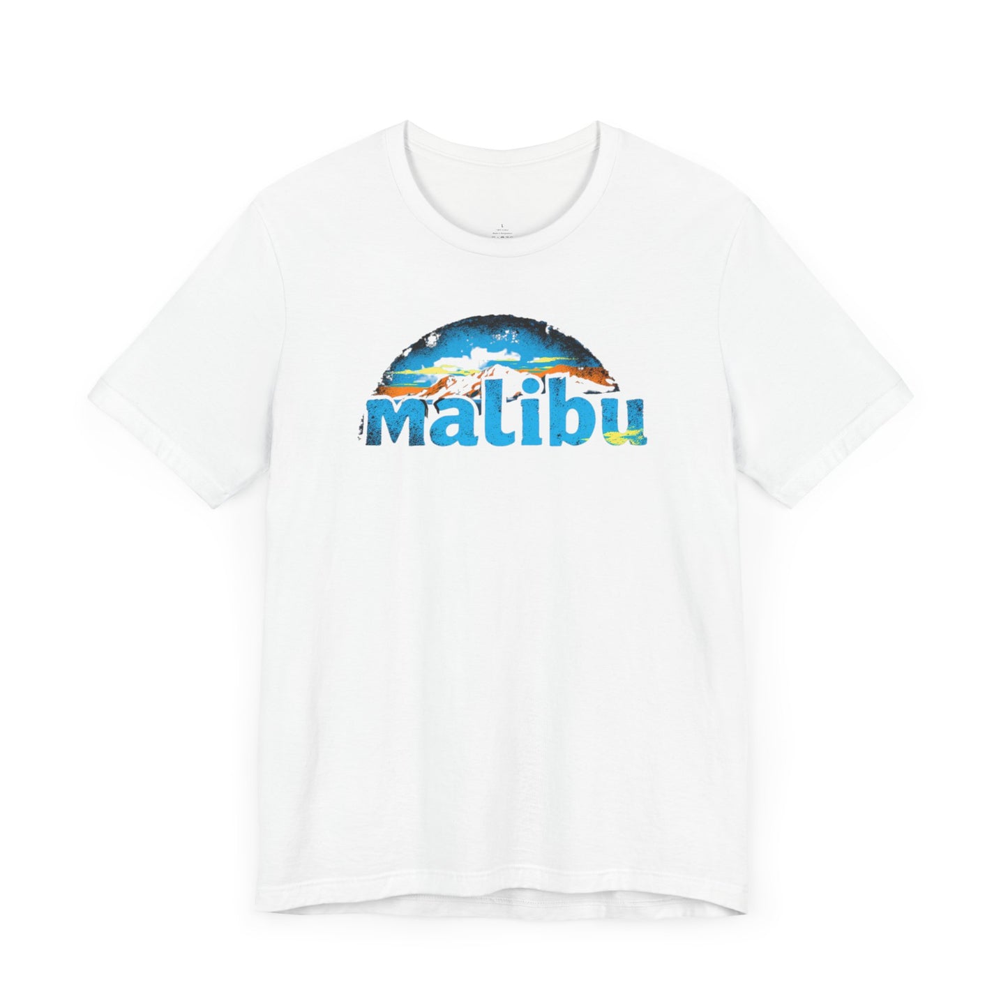 Bella+Canvas · 3001 Unisex Jersey Short Sleeve Tee - Malibu Coastal Vibes (v3)