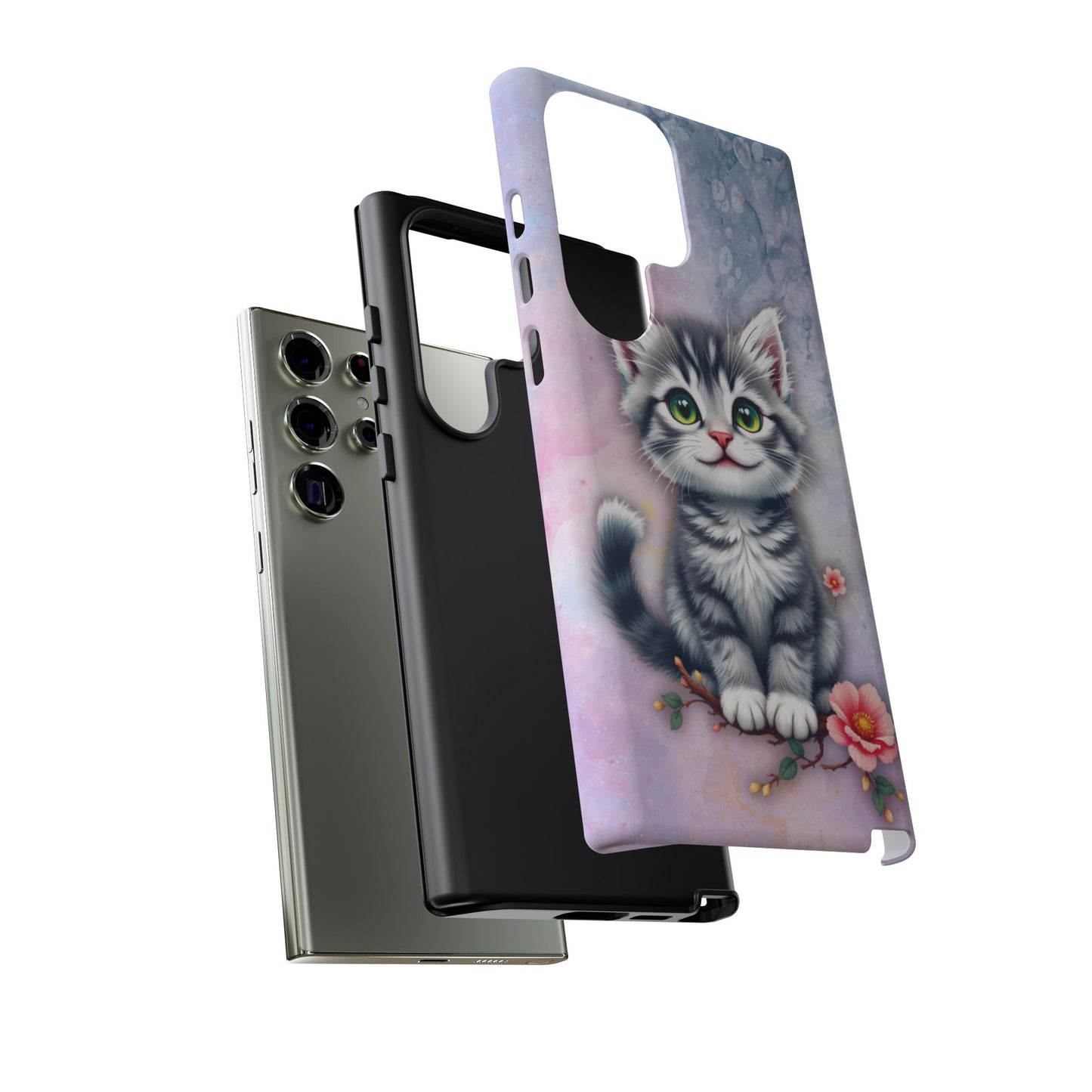 Tough Phone Case for iPhone, Samsung and Google Pixel - Dem Putty Tat Series (v1)