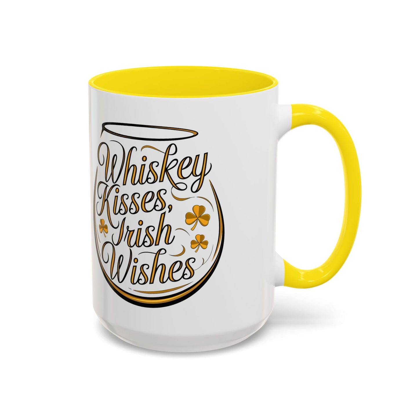 Whiskey Kisses, Irish Wishes – St. Patrick’s Day Mug (11oz, 15oz)